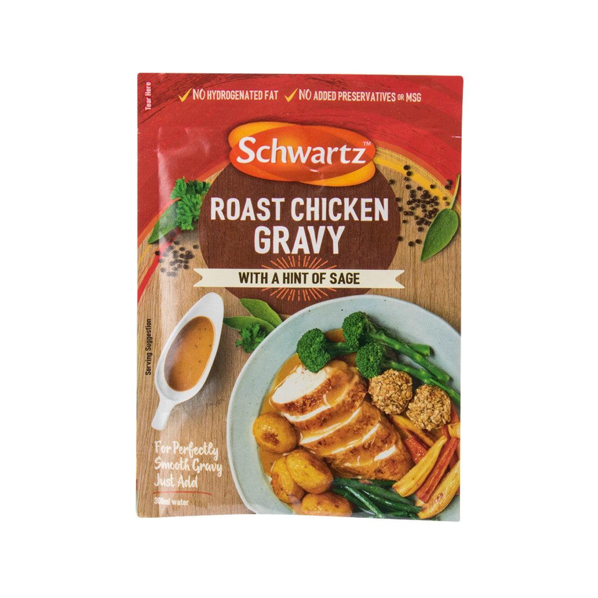 Schwartz roast chicken gravy mix sachet, 26 g, with hint of sage