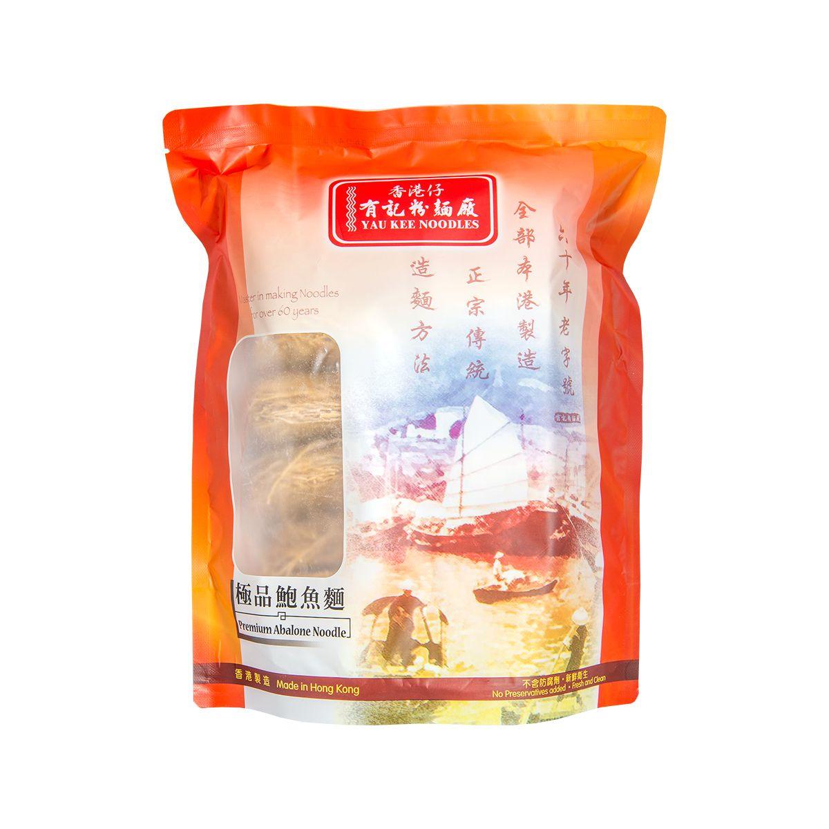 YAU KEE premium abalone noodle pouch with transparent window, 600 g