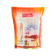 YAU KEE fresh tomato noodle 600g pouch, orange-and-white packaging