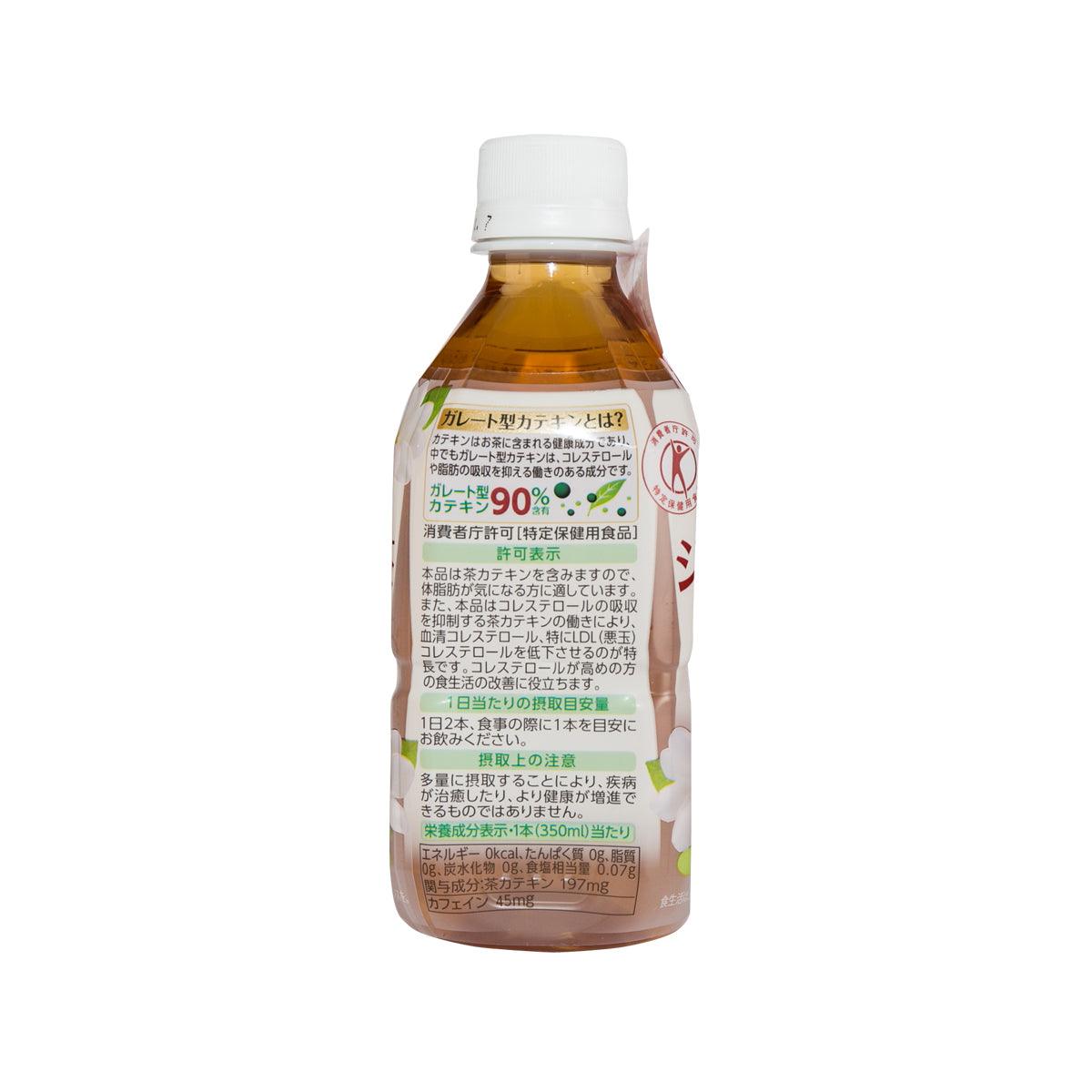ITOEN bottled jasmine tea with catechin, 350 mL, back label