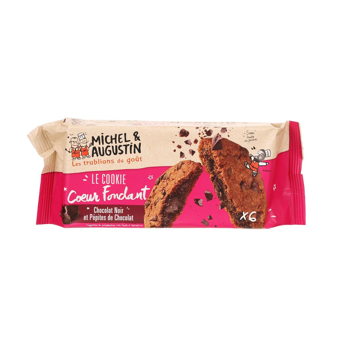 MICHEL & AUGUSTIN cookie bar package with chocolate filling and heart design