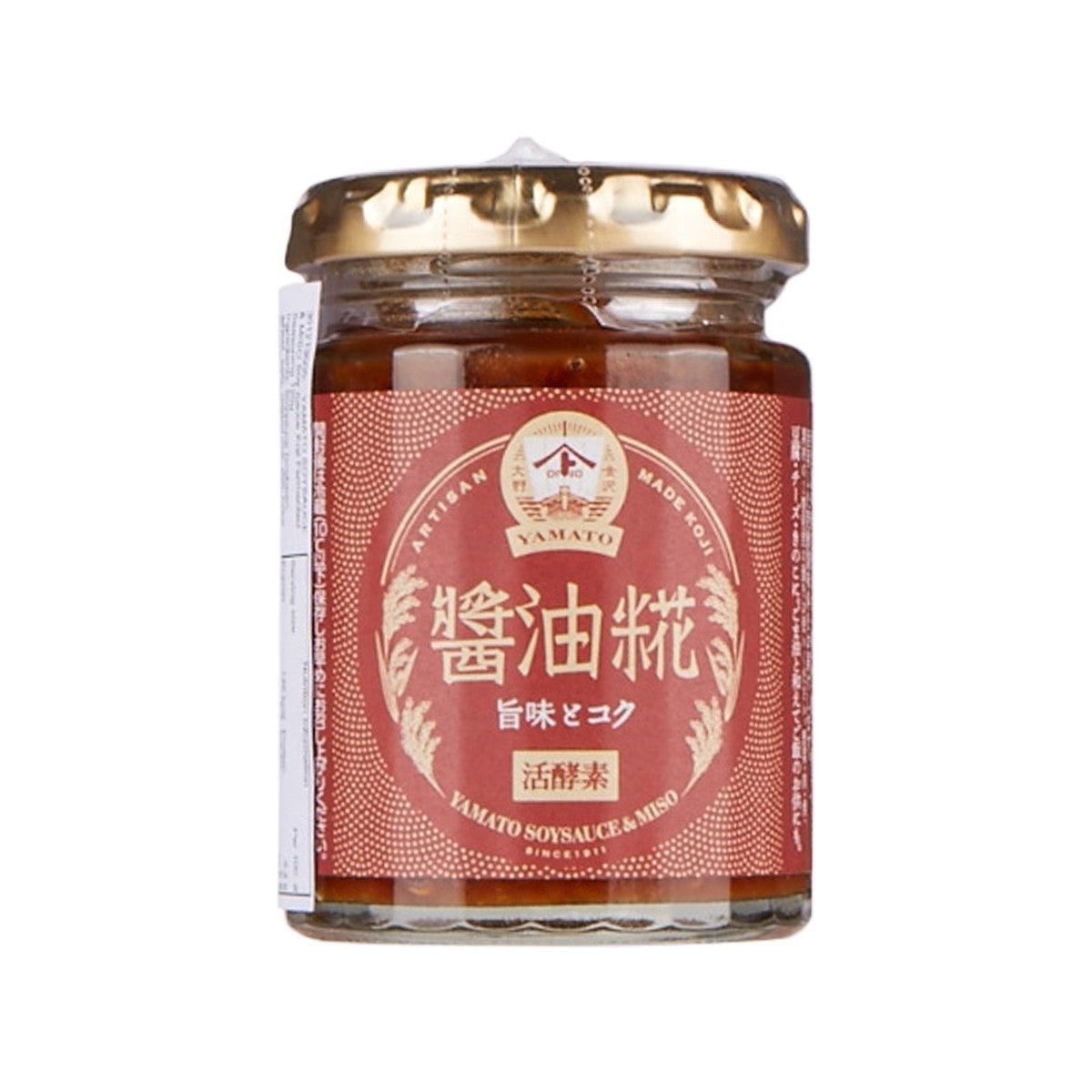 Koji fermented soy sauce seasoning jar, red label, gold cap