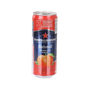 SAN PELLEGRINO sparkling blood orange beverage can, 330 mL, front label