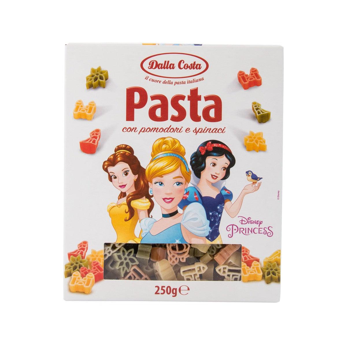 Pasta product box with Princess-style artwork and 250g label