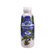 YASUDA blueberry yogurt drink bottle with pulp, 500mL, blue label