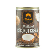 DESIAM coconut cream can, front label with coconut image and 165 mL size