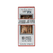 Hot pepper mini linguette flatbread box with window, red front label, 120g
