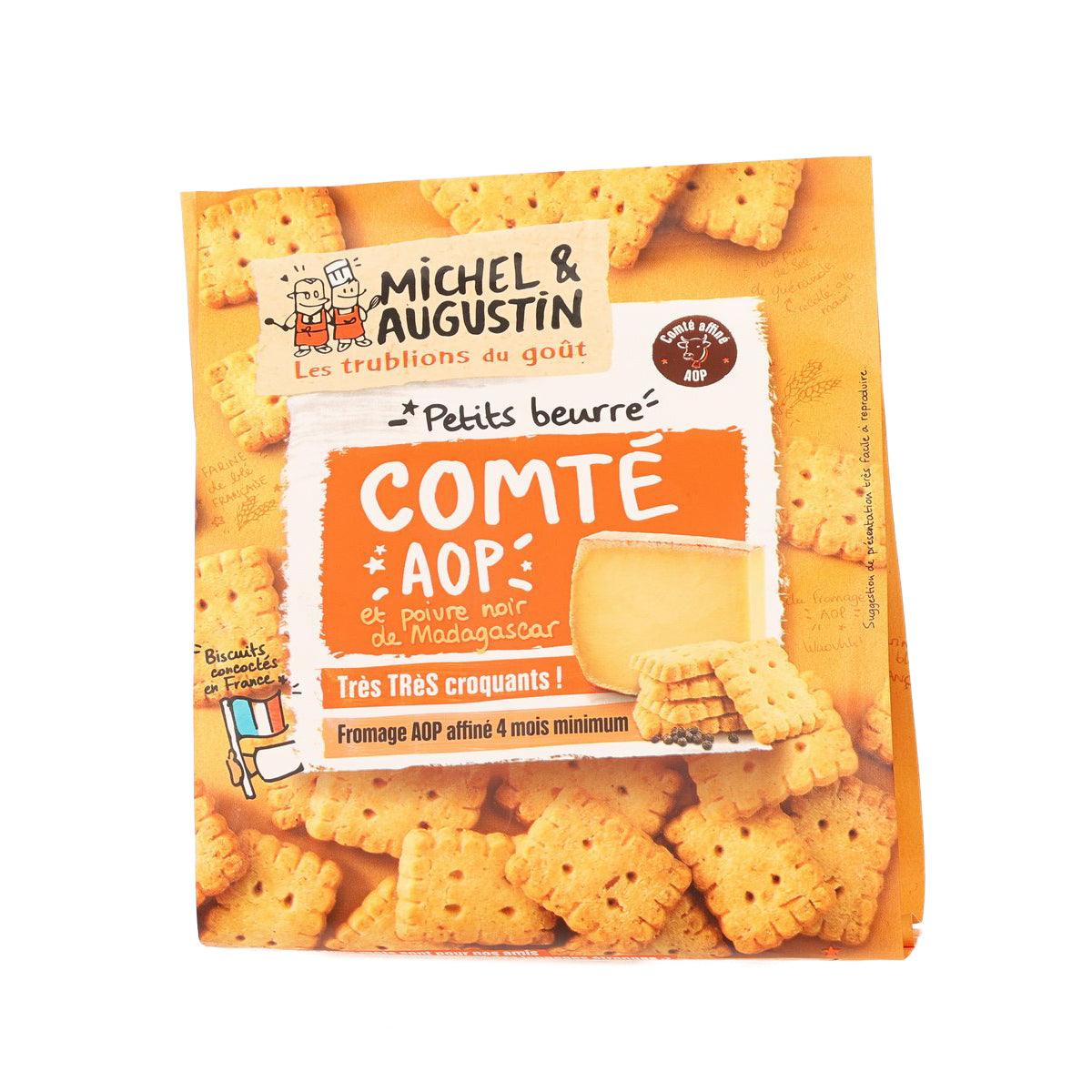 MICHEL & AUGUSTIN butter biscuits with Comte cheese and pepper package