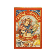 Caramel waffles box with LA DUNKERQUOISE brand and salted butter, 150 g