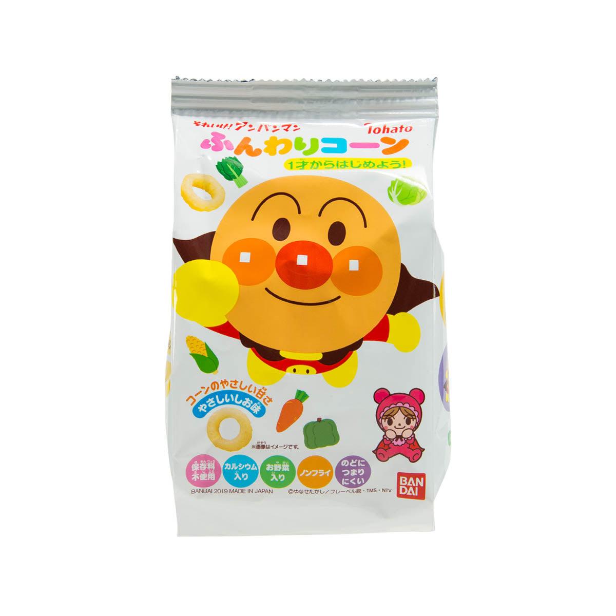 TOHATO baby corn ring snack bag, light salt flavor, 20 g