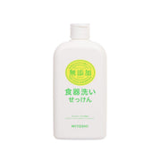 MIYOSHI additive-free dishwashing soap bottle, white 370 mL, front label