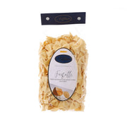 Farfalle pasta bag with beige butterfly-shaped dry pasta and front label