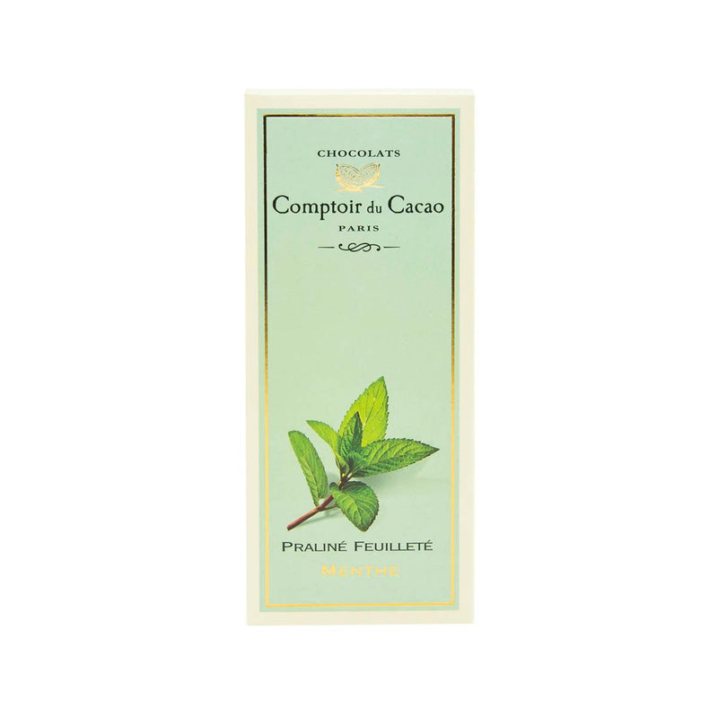 COMPTOIR DU CACAO Mint Praline Chocolate Bar  (80g)