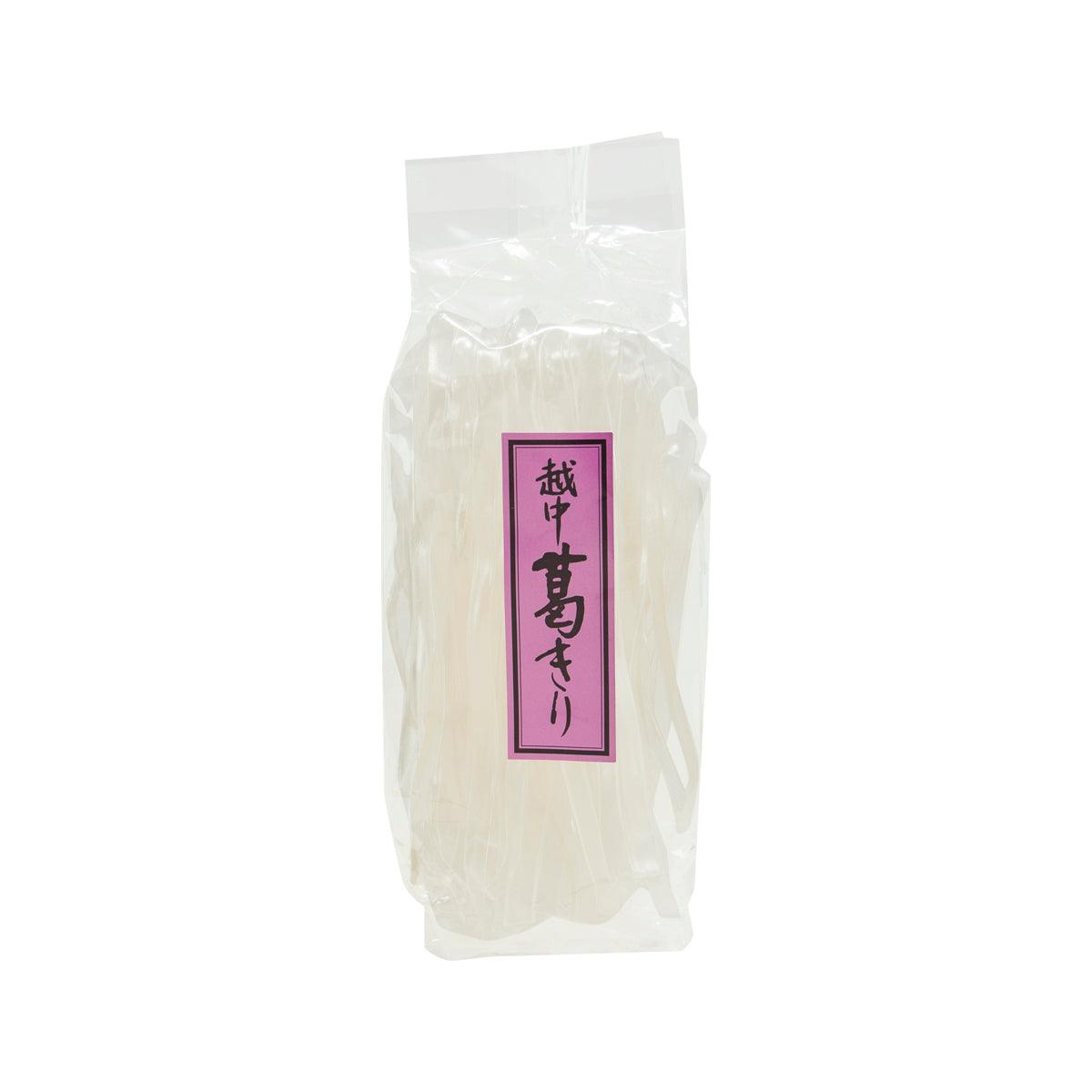 Kudzu-starch noodles pouch with pink front label