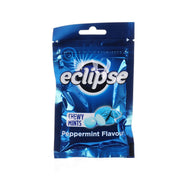 Eclipse chewy mints bag, peppermint flavour, blue front