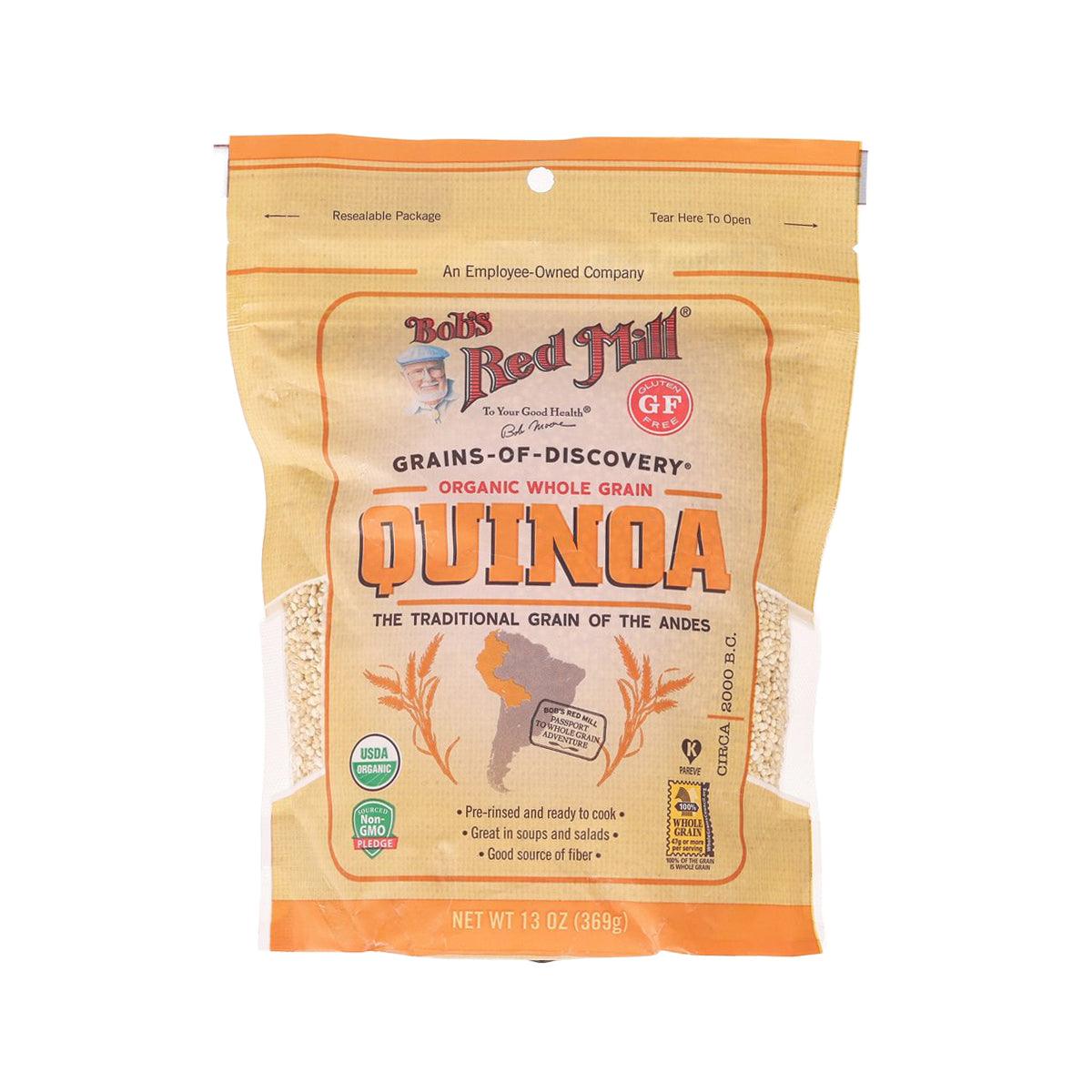 BOB'S RED MILL organic whole grain quinoa bag, 369 g