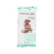 Milk chocolate with sea salt in foil pouch, CHUAO branding on front