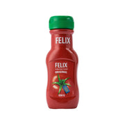 FELIX tomato ketchup original bottle, green cap, 500g front label