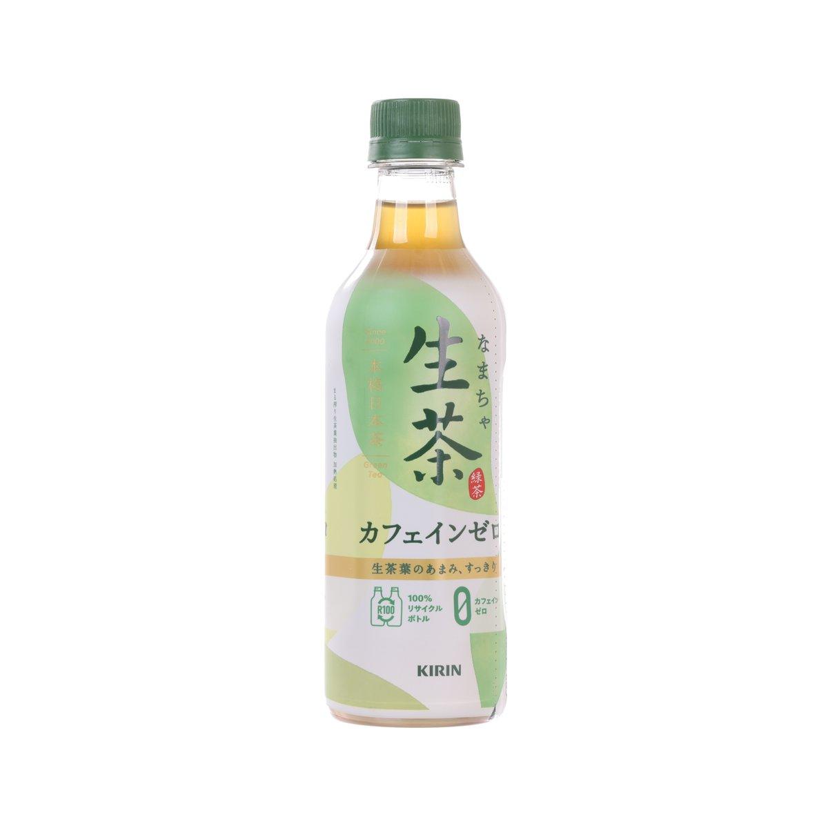 KIRIN Yasashisa Namacha tea bottle, 430mL, green label on the side