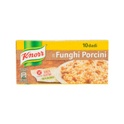 KNORR porcini stock cubes box, 10 cubes; brown mushroom flavor