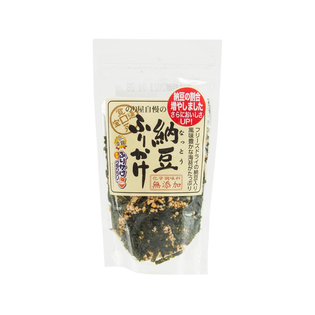 Natto seaweed rice topping pouch, small flakes and crumbs, 40g