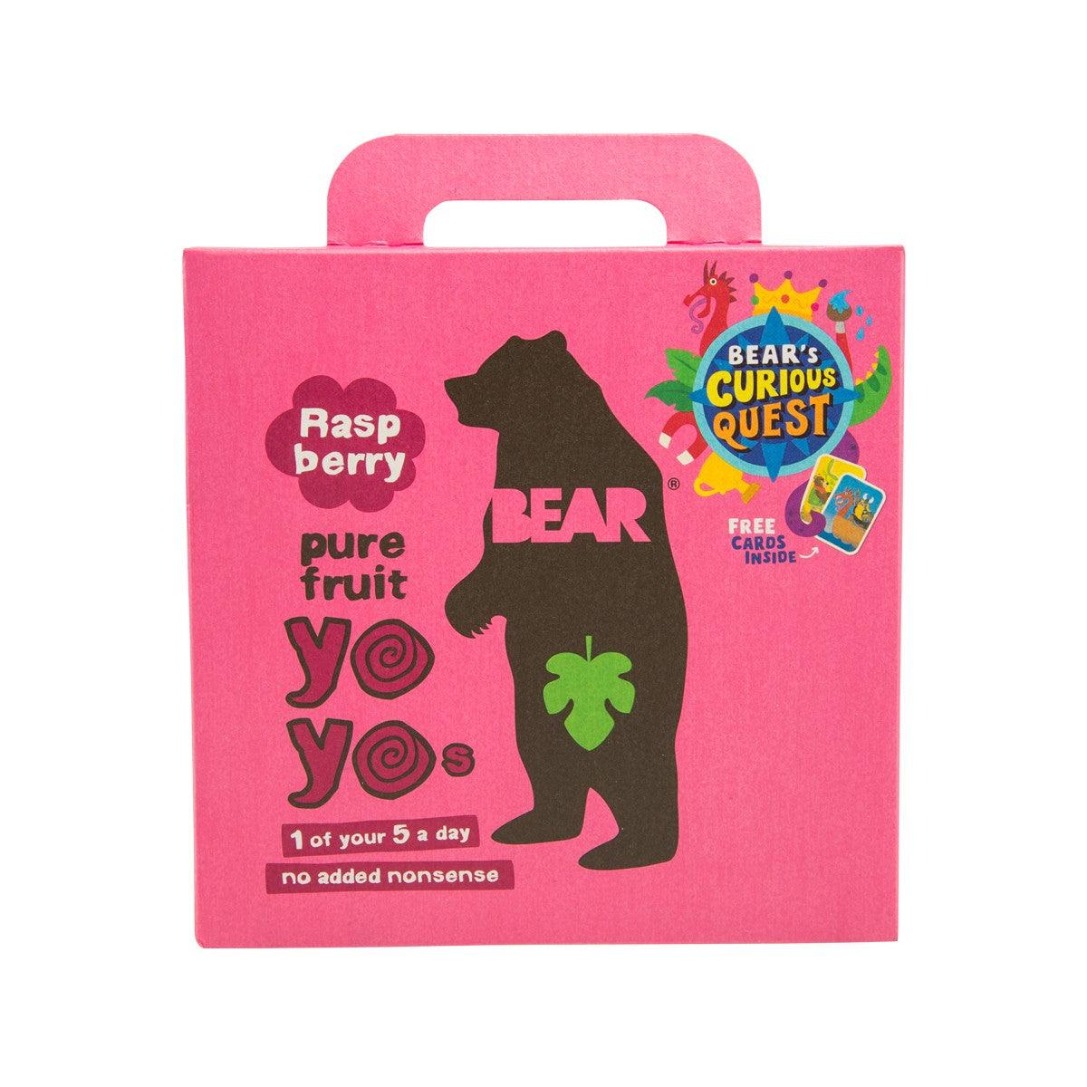 BEAR raspberry pure fruit yoyo rolls gift box with carry handle