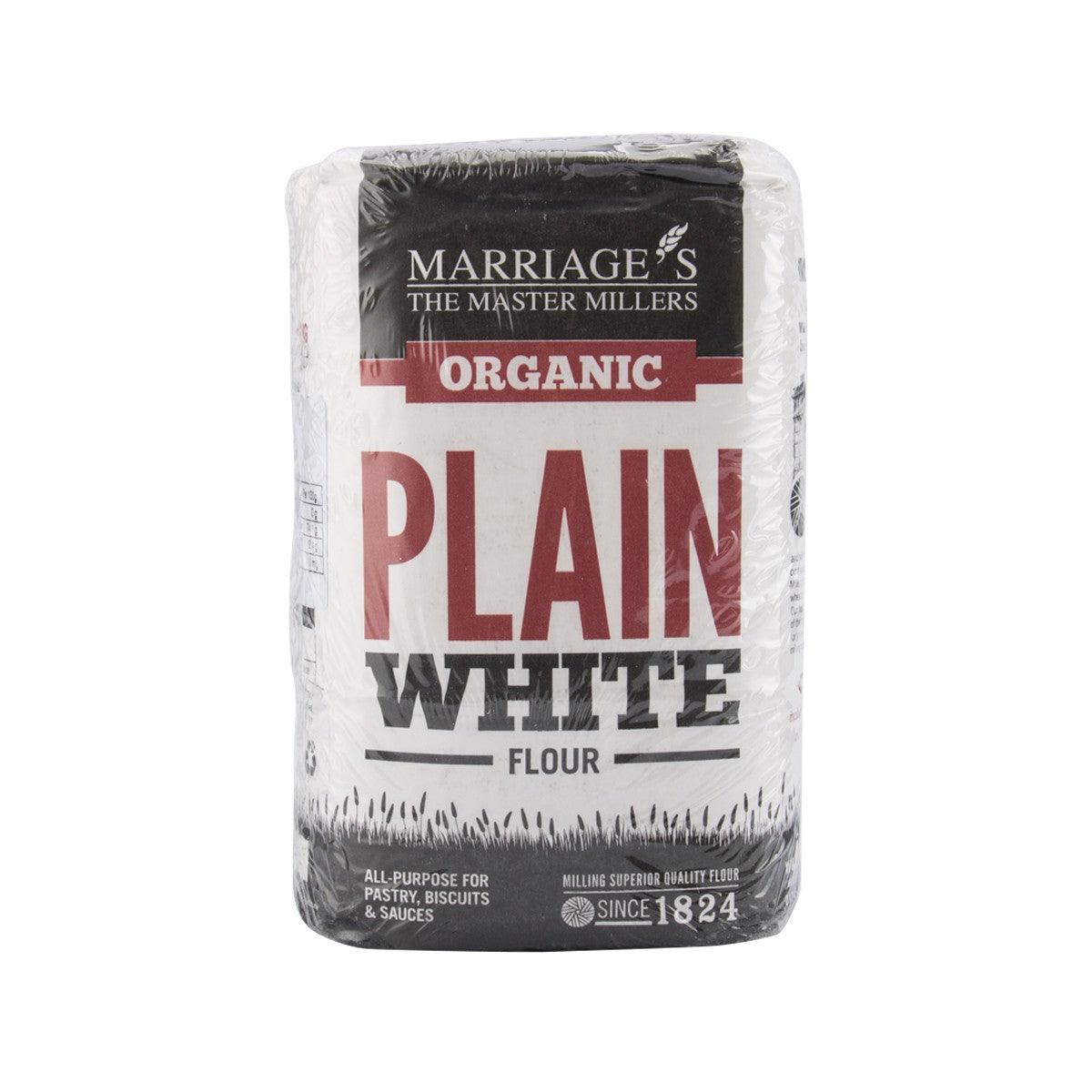 MARRIAGE's Organic plain white flour 1kg bag
