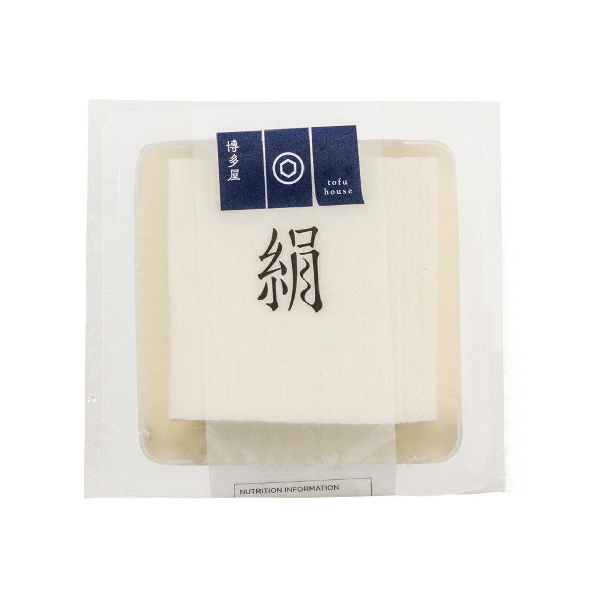 Large soft tofu block in clear sealed package