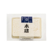 HAKATAYA momen tofu small block in clear tray, beige label