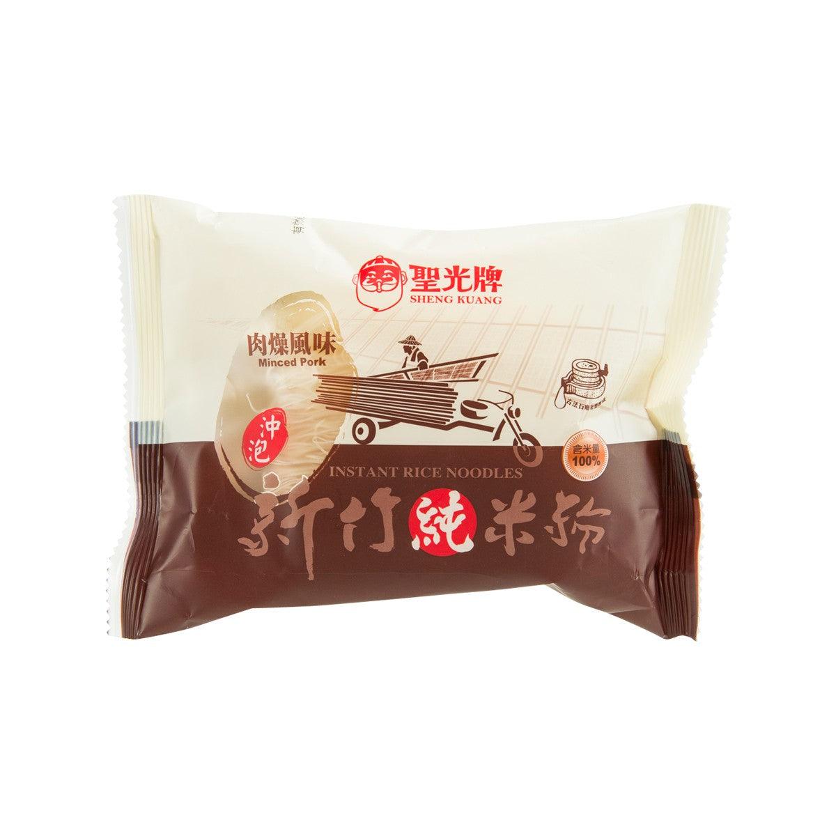 SHENG KUANG instant rice noodle packet with minced pork flavor, front