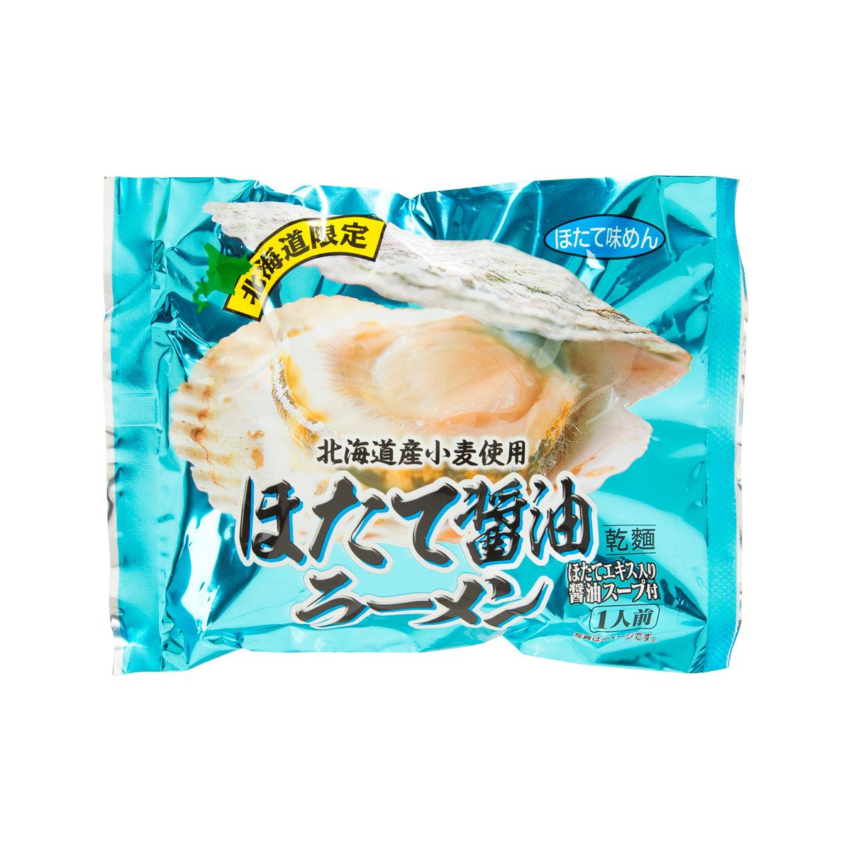 COROKU scallop soy sauce instant ramen soup packet, turquoise with noodle illustration