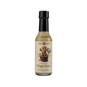 THE GINGER PEOPLE organic ginger juice bottle, 147 mL, black cap, beige label