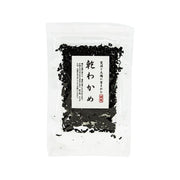 KITASANRIKU dried wakame seaweed pouch, 20g, filled with dark shredded seaweed