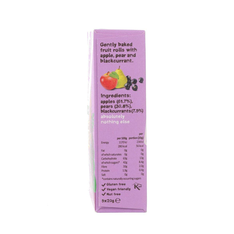 BEAR Pure Fruit Yoyo Rolls - Blackcurrant  (5 x 20g)