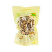 Dried Blazei mushroom pouch with front window, 200g, yellow-green stand-up bag