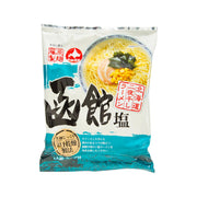 FUJIWARA SEIMEN salt ramen noodle packet with yellow noodle illustration