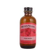 NIELSEN MASSEY rose water 59 mL amber glass bottle with front label