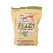 Resealable pouch of Bob's Red Mill whole grain millet, 794 g