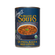 AMY'S KITCHEN organic soup can: quinoa, kale & red lentil (408g)