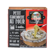Petit Camembert au four baking cheese in E.GRAINDORGE box, 120 g