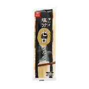 HAKUBAKU no-salt udon noodle pack, 180g, front label with chopstick image