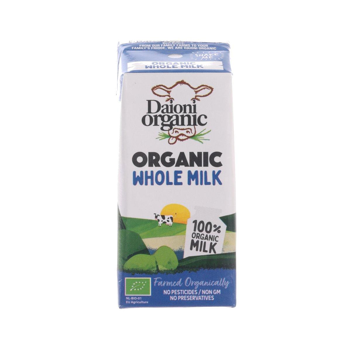 DAIONI Organic whole milk carton, 100% organic milk