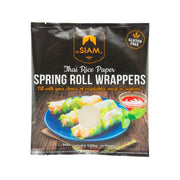 Package of gluten-free Thai rice paper spring roll wrappers, 100g net weight