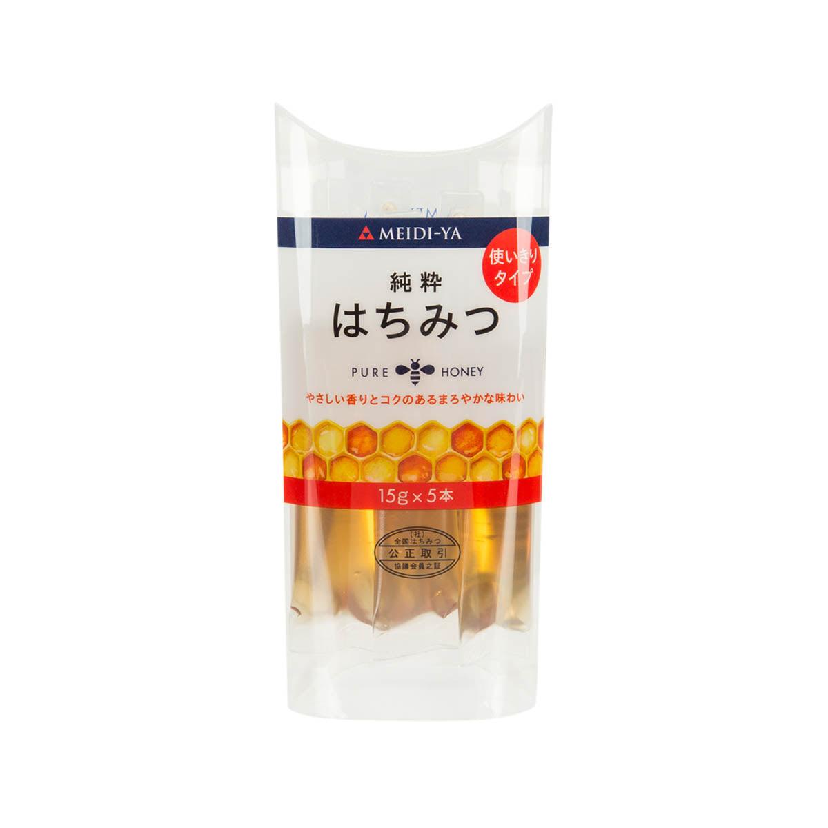 MEIDIYA honey pouch, 15 g x5, white package with honeycomb graphics