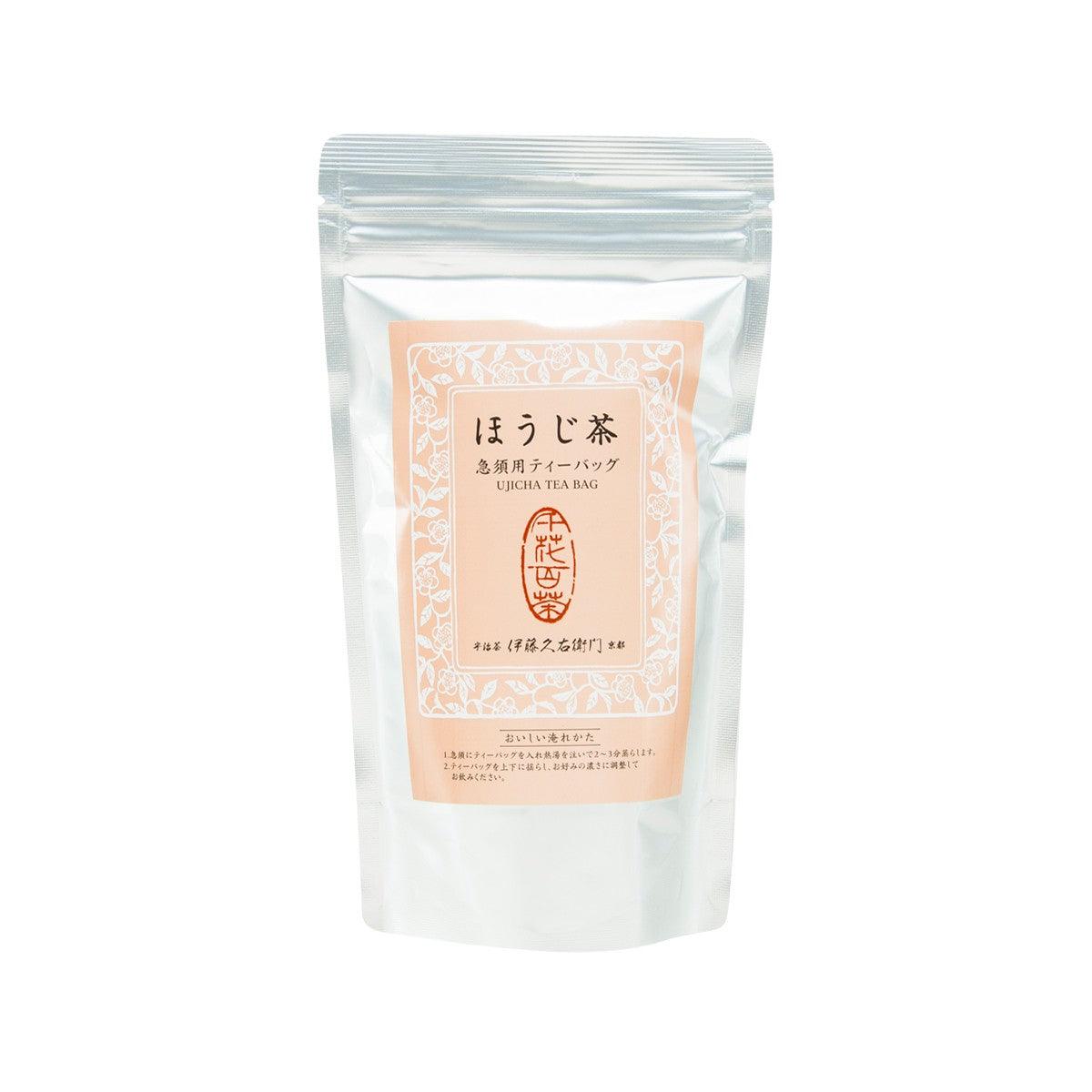 ITOHKYUEMON Ujicha tea bag pouch, 12 bags (5g each), white stand-up package