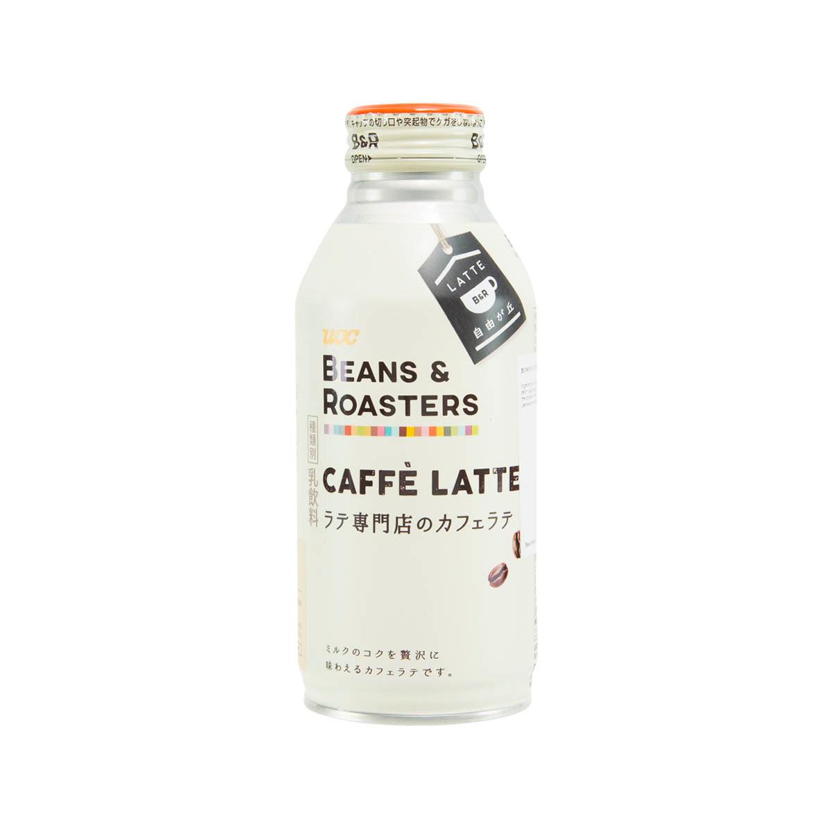 UCC Beans & Roasters Caffe Latte 375g bottle, front label