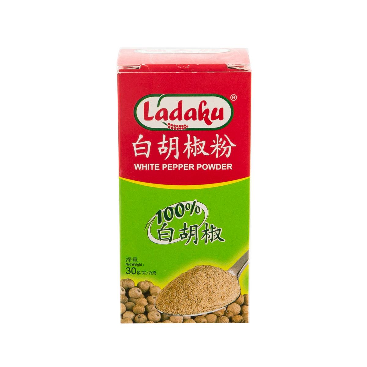 LADAKU white pepper powder 30g box with peppercorns and ground powder on front