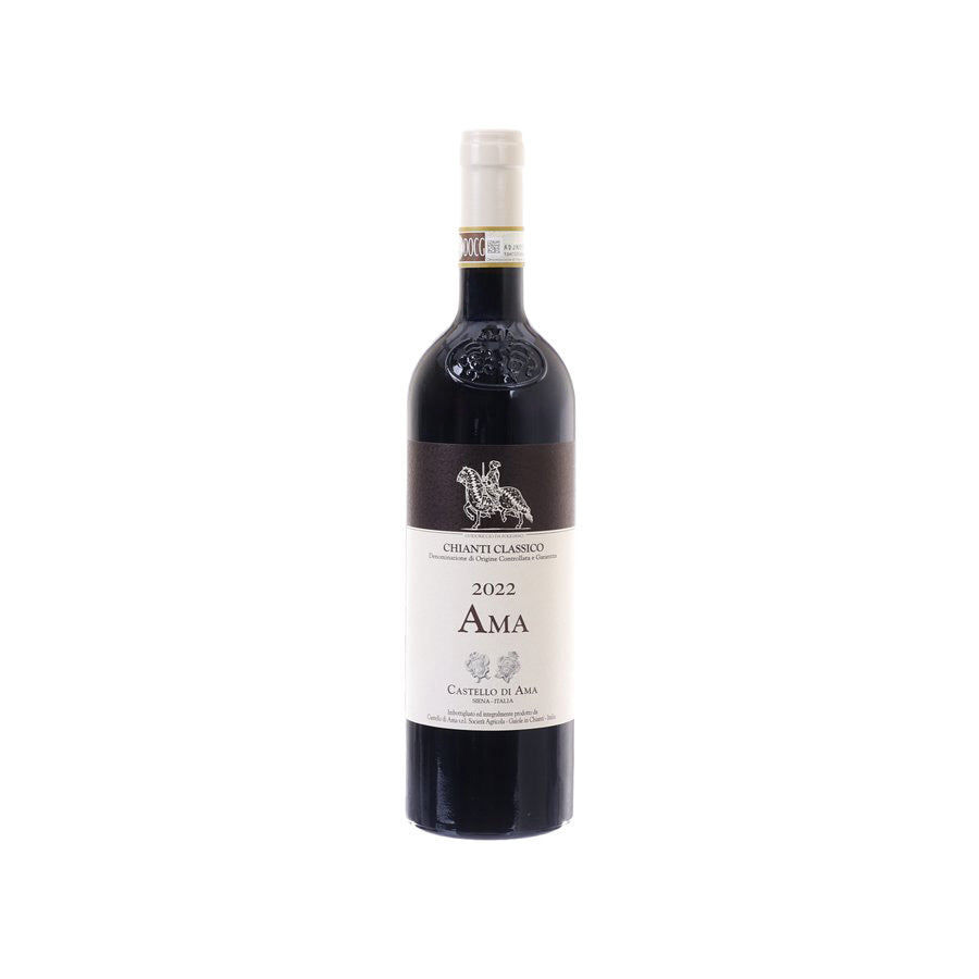 Chianti Classico 2022 wine bottle, AMA label, 750 mL