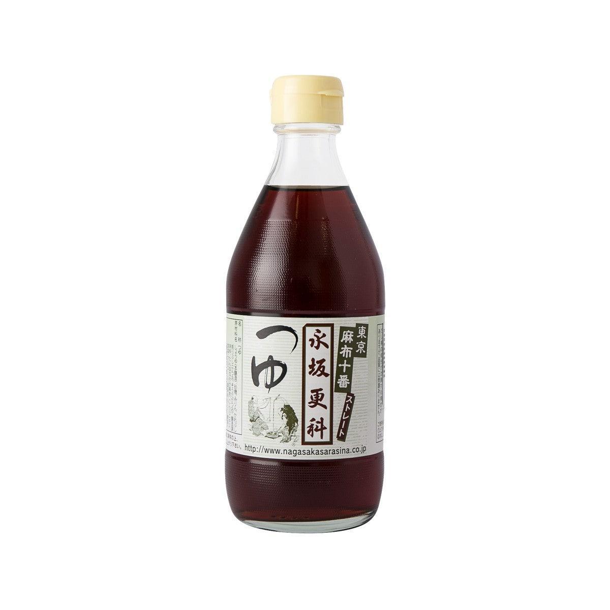 NAGASAKASARASHI Azabu juban soup base bottle, 360 mL, dark brown liquid