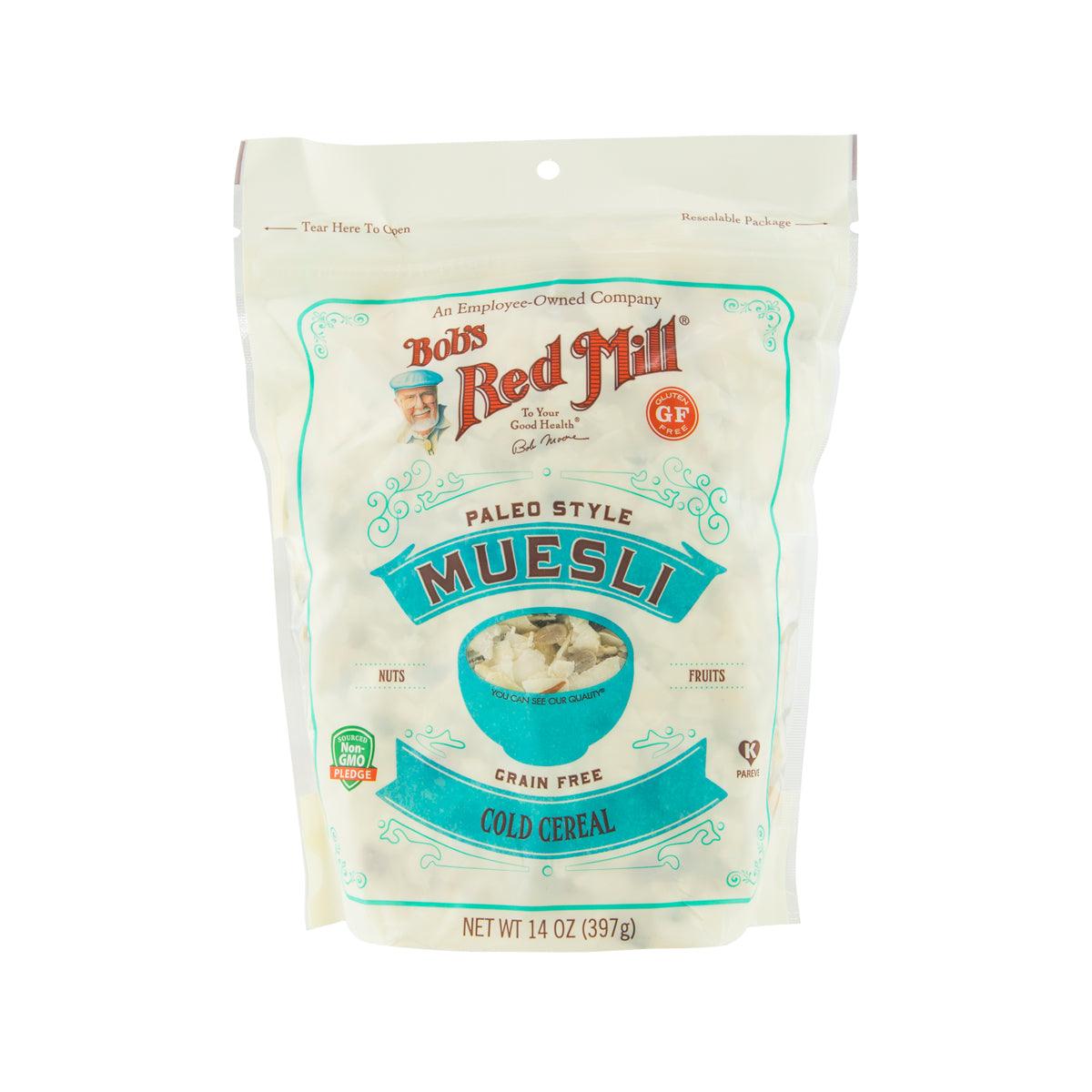 BOB'S RED MILL Paleo style muesli pouch, gluten-free cold cereal, 397 g